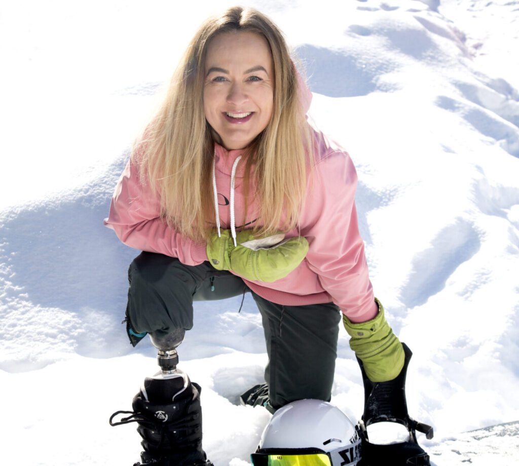 Sonia Elvstål - med snowboard